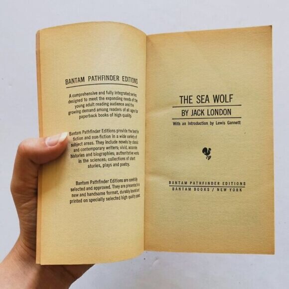 1963 The Sea Wolf by Jack London Bantam Pathfinder Paperback Adventure Novel - Picture 5 of 9
